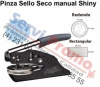 Pinza Sello Seco Manual Shiny  Rectangular o Circular
